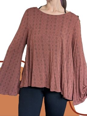 Anama Snake Print Blouse w/ Bell Sleeves 🐍